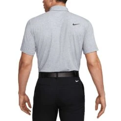Nike Dri-FIT Tour Heather Polo -Elite Golf Shop nike dri fit tour heather polo midnight navy back itempicture