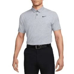 Nike Dri-FIT Tour Heather Polo -Elite Golf Shop nike dri fit tour heather polo midnight navy itempicture