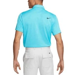 Nike Dri-FIT Tour Jacquard Polo -Elite Golf Shop nike dri fit tour jacquard polo baltic blue back itempicture