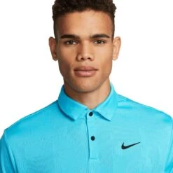 Nike Dri-FIT Tour Jacquard Polo -Elite Golf Shop nike dri fit tour jacquard polo baltic blue detail itempicture