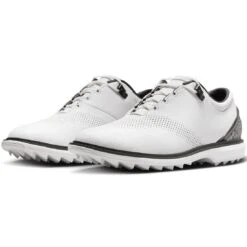 Nike Jordan ADG 4 Golf Shoes White/White/Black 9 Nike Jordan ADG 4 Golf Shoes White/White/Black -Elite Golf Shop nike jordan adg 4 golf shoes white white black dm0103 110 pair itempicture