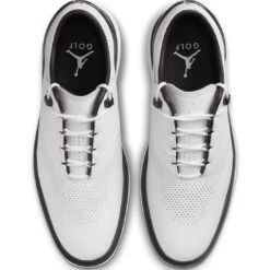 Nike Jordan ADG 4 Golf Shoes White/White/Black 10 Nike Jordan ADG 4 Golf Shoes White/White/Black -Elite Golf Shop nike jordan adg 4 golf shoes white white black dm0103 110 top itempicture