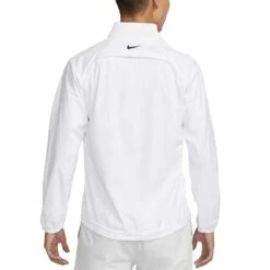 Nike Repel Tour Half Zip Jacket -Elite Golf Shop nike repel tour half zip jacket white black back itempicture