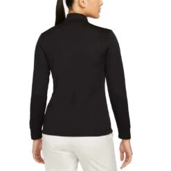 Nike Women's Dri-FIT UV Victory Half Zip -Elite Golf Shop nike women s dri fit uv victory half zip black back itempicture