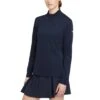 Nike Women's Dri-FIT UV Victory Half Zip -Elite Golf Shop nike women s dri fit uv victory half zip obsidian itempicture