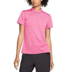 Nike Women's Dri-FIT Victory Textured Polo 8 Nike Women's Dri-FIT Victory Textured Polo -Elite Golf Shop nike womens dri fit victory textured polo pinksicle itempicture