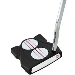 Odyssey 2-Ball Ten Red Triple Track Putter 10 Odyssey 2-Ball Ten Red Triple Track Putter -Elite Golf Shop odyssey 2 ball ten red triple track putter face itempicture