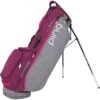 Ping 2020 Women's Hoofer Lite Stand Bag -Elite Golf Shop ping 2020 womens hoofer lite stand bag grey garnet magenta itempicture