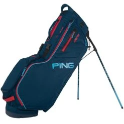 Ping 2022 Hoofer Stand Bag 12 Ping 2022 Hoofer Stand Bag -Elite Golf Shop ping 2022 hoofer stand bag navy bright blue red itempicture