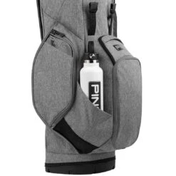 Ping Hoofer 14-Way Stand Bag -Elite Golf Shop ping 2023 hoofer 14 way stand bag heather grey black detail2 itempicture