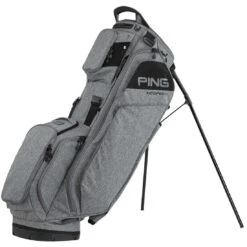 Ping Hoofer 14-Way Stand Bag -Elite Golf Shop ping 2023 hoofer 14 way stand bag heather grey black itempicture