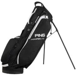 Ping Hoofer Lite Stand Bag -Elite Golf Shop ping 2023 hoofer lite stand bag black itempicture