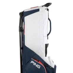 Ping Hoofer Lite Stand Bag -Elite Golf Shop ping 2023 hoofer lite stand bag navy platinum red detail6 itempicture