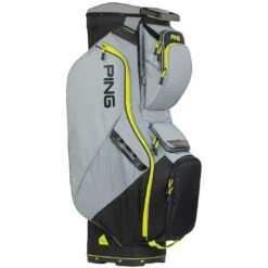 Ping Traverse Cart Bag -Elite Golf Shop ping 2023 traverse cart bag iron black neon yellow itempicture