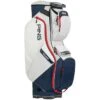 Ping Traverse Cart Bag -Elite Golf Shop ping 2023 traverse cart bag platinum navy red itempicture