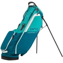 Ping Women's Hoofer Lite Stand Bag -Elite Golf Shop ping 2023 womens hoofer lite stand bag morrocan blue teal white itempicture