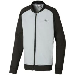 Puma Boys Full Zip Jacket -Elite Golf Shop puma 2021 boys full zip jacket quarry itempicture