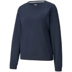 Puma Women's Cloudspun Crewneck 10 Puma Women's Cloudspun Crewneck -Elite Golf Shop puma 2021 womens cloudspun crewneck navy blazer itempicture