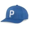 Puma P 110 Snapback Hat -Elite Golf Shop puma 2022 p snapback hat bright cobalt white itempicture