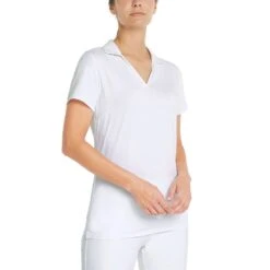 Puma Women's CLOUDSPUN Coast Polo 11 Puma Women's CLOUDSPUN Coast Polo -Elite Golf Shop puma 2022 womens cloudspun coast polo white model itempicture