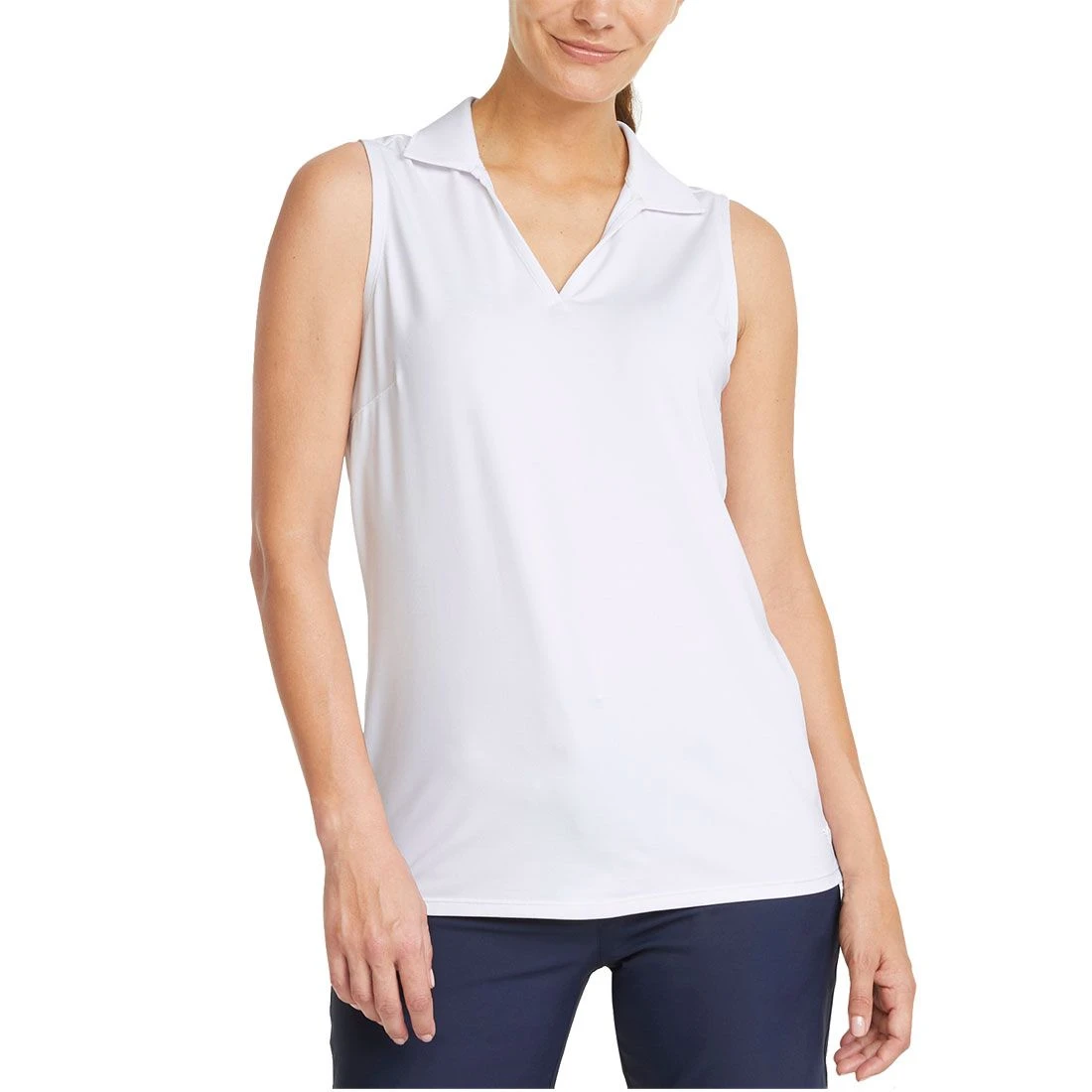 Puma Women's CLOUDSPUN Coast Sleeveless Polo 4 Puma Women's CLOUDSPUN Coast Sleeveless Polo - Image 2