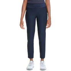 Puma Women's PWRSHAPE Pants -Elite Golf Shop puma 2022 womens pwrshape pants navy blazer model itempicture
