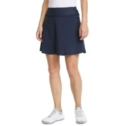 Puma Women's PWRSHAPE Solid Skort -Elite Golf Shop puma 2022 womens pwrshape solid skort model navy blazer itempicture