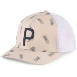 Puma Pineapples Trucker P Hat 8 Puma Pineapples Trucker P Hat -Elite Golf Shop puma 2023 pineapples trucker p hat white pepper itempicture