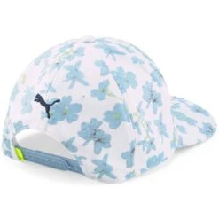 Puma Verdant P Hat -Elite Golf Shop puma 2023 verdant hat white tropical aqua back itempicture
