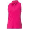 Puma Women's MATTR Peak Sleeveless Polo -Elite Golf Shop puma 2023 womens mattr peak sleeveless polo orchid shadow itempicture