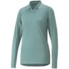 Puma Women's YOU-V Long Sleeve Polo -Elite Golf Shop puma 2023 womens you v long sleeve polo day dream itempicture