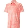 Puma Cloudspun Dye Stripe Polo -Elite Golf Shop puma cloudspun dye stripe polo flamingo pink itempicture