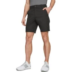 Puma Dealer 8 Inch Shorts -Elite Golf Shop puma dealer 8 inch shorts black front itempicture