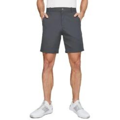 Puma Dealer 8 Inch Shorts -Elite Golf Shop puma dealer 8 inch shorts strong grey front itempicture