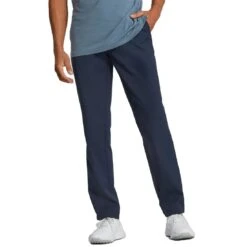 Puma Dealer Pants -Elite Golf Shop puma dealer pants deep navy model itempicture