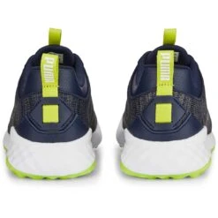 Puma Fusion Pro Golf Shoes Peacoat/Silver/Lime Punch 11 Puma Fusion Pro Golf Shoes Peacoat/Silver/Lime Punch -Elite Golf Shop puma fusion pro golf shoes peacoat silver lime punch 377041 02 heel itempicture