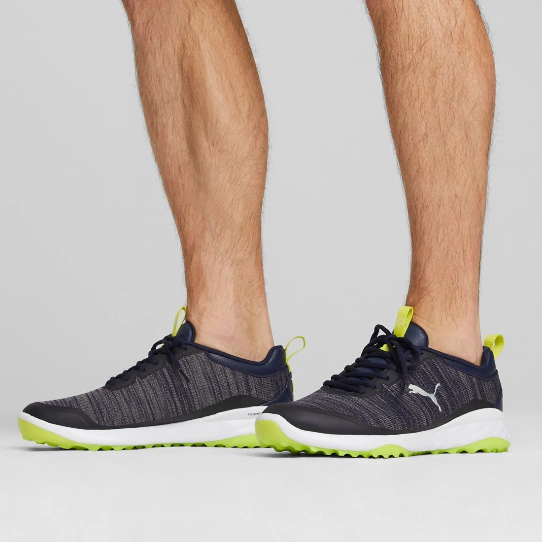 Puma Fusion Pro Golf Shoes Peacoat/Silver/Lime Punch 8 Puma Fusion Pro Golf Shoes Peacoat/Silver/Lime Punch - Image 6