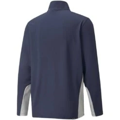 Puma Gamer Pullover -Elite Golf Shop puma gamer pullover navy blazer back itempicture