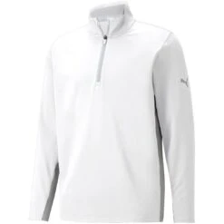 Puma Gamer Pullover -Elite Golf Shop puma gamer pullover white itempicture