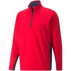 Puma Gamer Pullover -Elite Golf Shop puma gamer pullover zinfandel itempicture