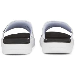 Puma GS-Softride Slide Volition Slides White 11 Puma GS-Softride Slide Volition Slides White -Elite Golf Shop puma gs softride slide volition slides white 378339 01 heel itempicture