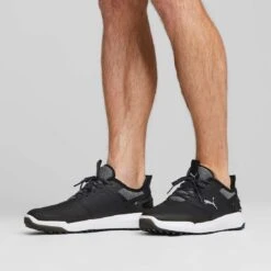 Puma Ignite Elevate Golf Shoes Black/Silver 17 Puma Ignite Elevate Golf Shoes Black/Silver -Elite Golf Shop puma ignite elevate golf shoes black silver 376077 02 mod1 itempicture