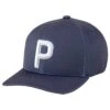 Puma 2022 Youth P Snapback Hat -Elite Golf Shop puma juniors 2021 p 110 snapback hat navy blazer