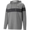 Puma MATTR Colorblock Hoodie -Elite Golf Shop puma mattr colorblock hoodie quiet shade black front itempicture