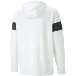 Puma MATTR Colorblock Hoodie -Elite Golf Shop puma mattr colorblock hoodie white black back itempicture