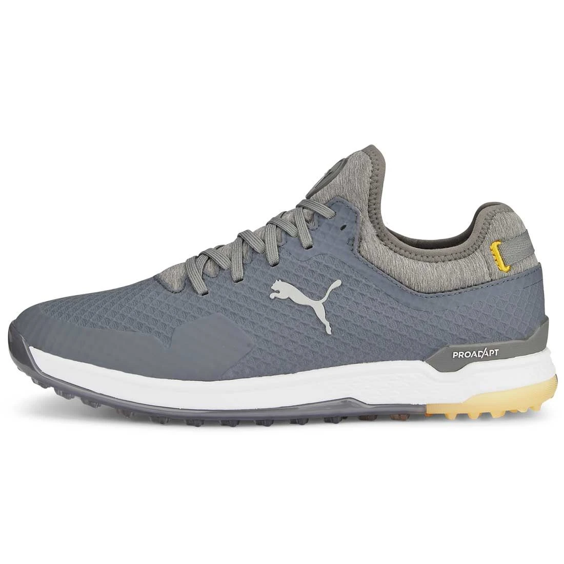Puma Proadapt Alphacat Golf Shoes Quiet Shade/Silver/Yellow Sizzle 3 Puma Proadapt Alphacat Golf Shoes Quiet Shade/Silver/Yellow Sizzle