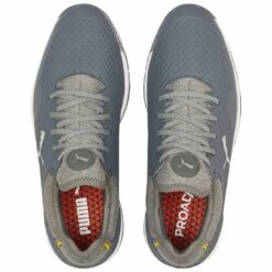 Puma Proadapt Alphacat Golf Shoes Quiet Shade/Silver/Yellow Sizzle 9 Puma Proadapt Alphacat Golf Shoes Quiet Shade/Silver/Yellow Sizzle -Elite Golf Shop puma proadapt alphacat shoes quiet shade silver yellow 195695 08 top itempicture