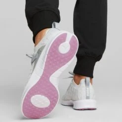 Puma Women's Laguna Fusion Knit Golf Shoes High Rise/White 16 Puma Women's Laguna Fusion Knit Golf Shoes High Rise/White -Elite Golf Shop puma womens laguna fusion knit golf high rise white 376082 01 mod2 itempicture