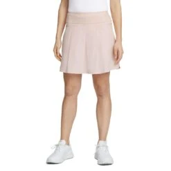 Puma Women's PWRSHAPE Solid Skort -Elite Golf Shop puma womens pwrshape solid skort rose dust itempicture