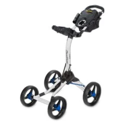 BagBoy Quad XL Push Cart -Elite Golf Shop quad xl white blue